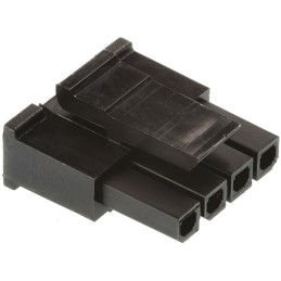 20 pcs - 43645-0400 Molex, Micro-Fit 3.0 Receptacle Connector Housing, 3mm Pitch, 4 Way, 1 Row