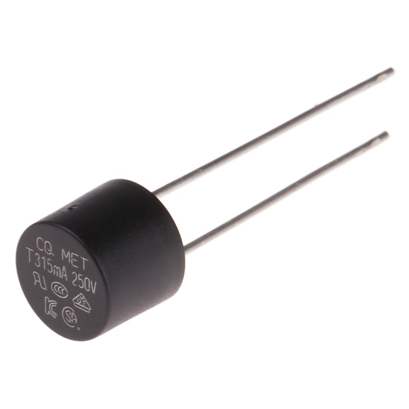 50 pcs - RS PROPC Board Non Resettable Fuse, Radial 315mA, 250V