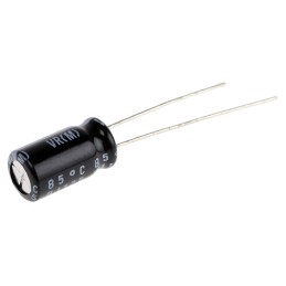 50 pcs - UVR1E101MED Nichicon 100μF Aluminium Electrolytic Capacitor 25V dc, Radial, Through Hole - UVR1E101MED