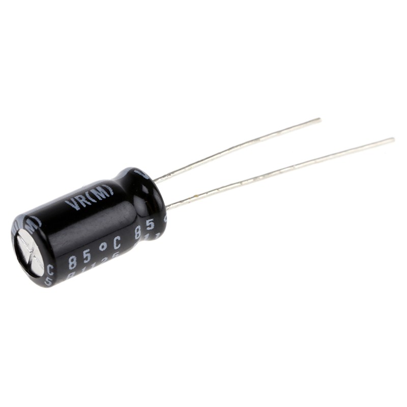 50 pcs - UVR1E101MED Nichicon 100μF Aluminium Electrolytic Capacitor 25V dc, Radial, Through Hole - UVR1E101MED