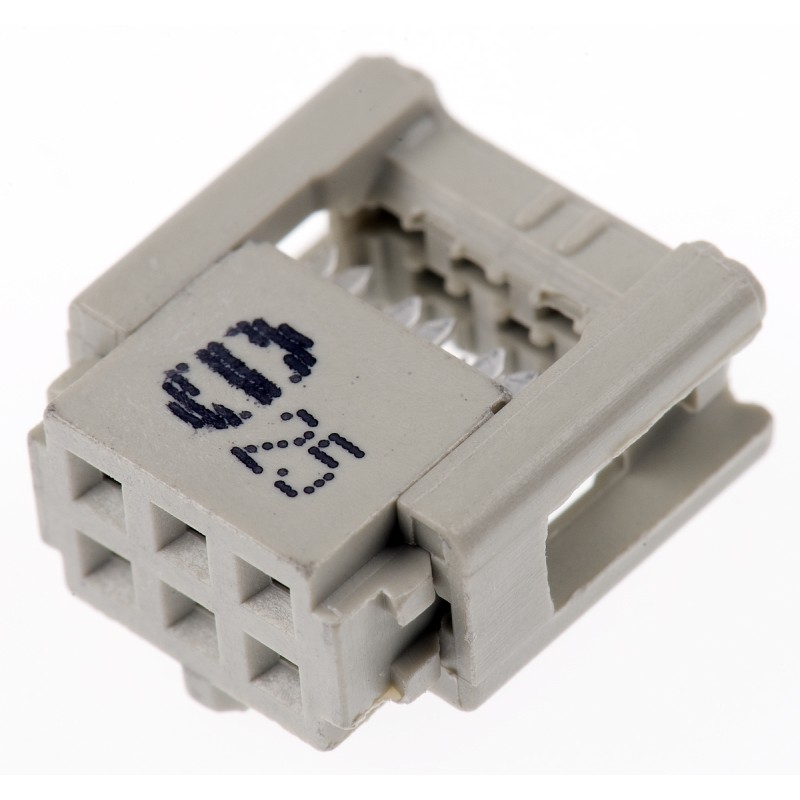 10 pcs - 9185067803 HARTING 6-Way IDC Connector Socket for Cable Mount, 2-Row