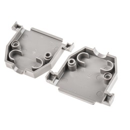 10 pcs - 8630CH25M3LF Amphenol ICC 8630CH Series Thermoplastic D Sub Backshell, 25 Way