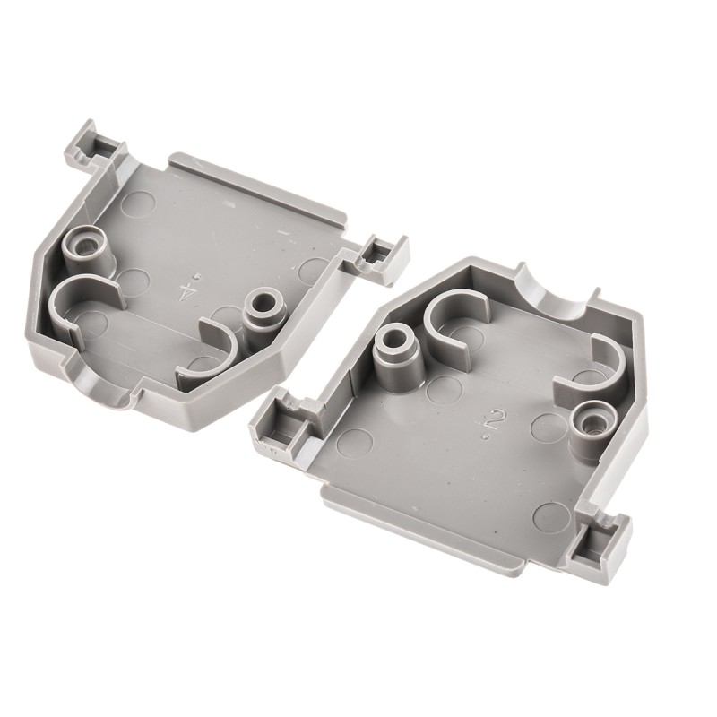 10 pcs - 8630CH25M3LF Amphenol ICC 8630CH Series Thermoplastic D Sub Backshell, 25 Way