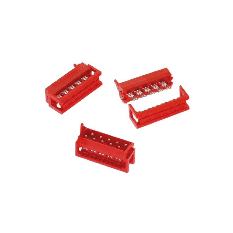 20 pcs - 690157000472 Wurth Elektronik 4-Way IDC Connector Plug for Cable Mount, 2-Row