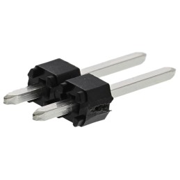 20 pcs - 90120-0122 Molex C-Grid III Series Straight Through Hole Pin Header, 2 Contact(s), 2.54mm Pitch, 1 Row(s), Unshrouded