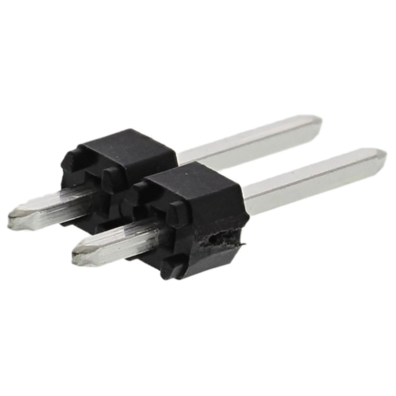 20 pcs - 90120-0122 Molex C-Grid III Series Straight Through Hole Pin Header, 2 Contact(s), 2.54mm Pitch, 1 Row(s), Unshrouded