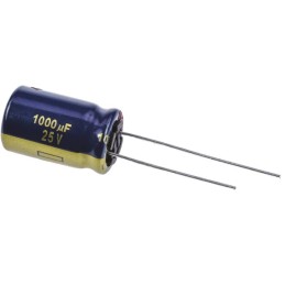 50 pcs - EEUFC1E101SH Panasonic 100μF Aluminium Electrolytic Capacitor 25V dc, Radial, Through Hole - EEUFC1E101SH