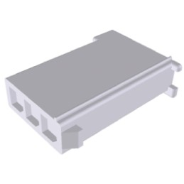 20 pcs - 172344-1 TE Connectivity, Mini-Universal MATE-N-LOK Female Connector Housing, 4.2mm Pitch, 3 Way, 1 Row