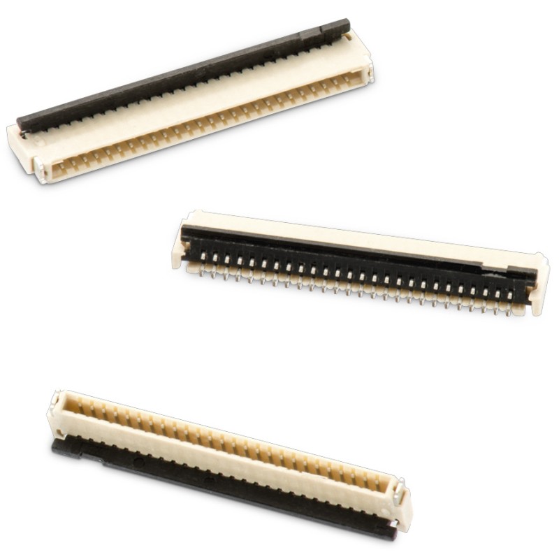 10 pcs - 687112182122 Wurth Elektronik, WR-FPC, 687 0.5mm Pitch 12 Way Horizontal Male FPC Connector, ZIF Top and Bottom contact
