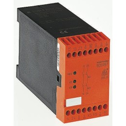 1 pcs - Dold Single/Dual-Channel Emergency Stop Safety Relay, 24V dc, 2 Safety Contacts