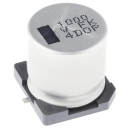 10 pcs - EEVFK1V102M Panasonic 1000μF Aluminium Electrolytic Capacitor 35V dc, Surface Mount - EEVFK1V102M