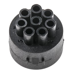 10 pcs - 12734/1 Male Connector Insert 8 Way for use with Mini Buccaneer Connector