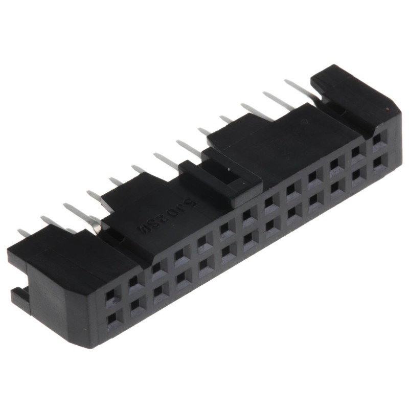 10 pcs - HIF3FB-26DA-2.54DSA(71) Hirose HIF3FB Series Straight Through Hole Mount PCB Socket, 26-Contact, 2-Row, 2.54mm Pitch, S