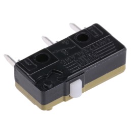 10 pcs - XCG8-Z1 Saia-Burgess Plunger Micro Switch, PCB Terminal, 6 A @ 250 V ac, SPDT, IP40