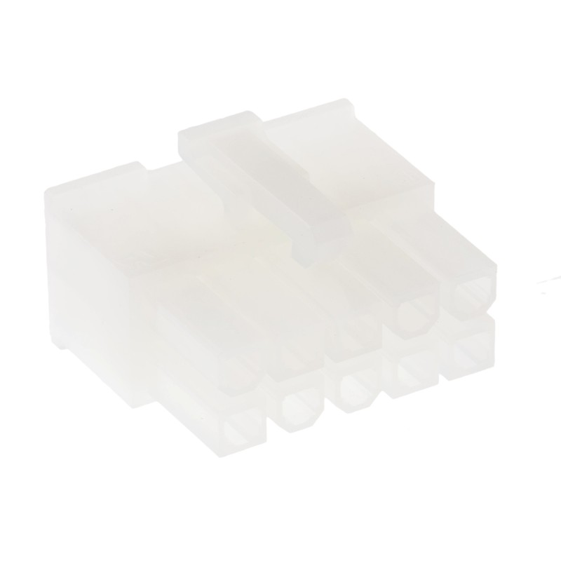 50 pcs - 1-794954-0 TE Connectivity, VAL-U-LOK Female Connector Housing, 4.2mm Pitch, 10 Way, 2 Row