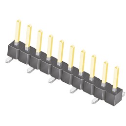 10 pcs - TSM-110-02-L-SV Samtec TSM Series Straight Surface Mount Pin Header, 10 Contact(s), 2.54mm Pitch, 1 Row(s), Unshrouded