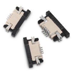 10 pcs - 687110183722 Wurth Elektronik, WR-FPC 0.5mm Pitch 10 Way Horizontal Female FPC Connector, Bottom Contact