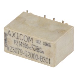 1 pcs - TE Connectivity PCB Mount Signal Relay, 12V dc Coil, 2A Switching Current, DPDT