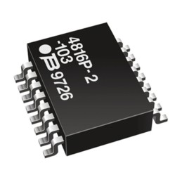 20 pcs - 4816P-1-470LF Bourns, 4800P 47Ω ±2% Isolated Resistor Array, 8 Resistors, 1.28W total, DIP, Standard SMT