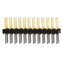 10 pcs - TSW-112-08-L-D Samtec TSW Series Straight Through Hole Pin Header, 24 Contact(s), 2.54mm Pitch, 2 Row(s), Unshrouded