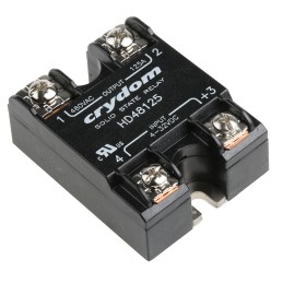 1 pcs - Sensata / Crydom HD48 Series Solid State Relay, 125 A Load, Panel Mount, 530 V ac Load, 32 V Control
