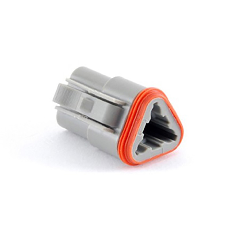 20 pcs - AT06-3S-RD01 Amphenol Industrial, AT Automotive Connector Plug 3 Way, Crimp Termination