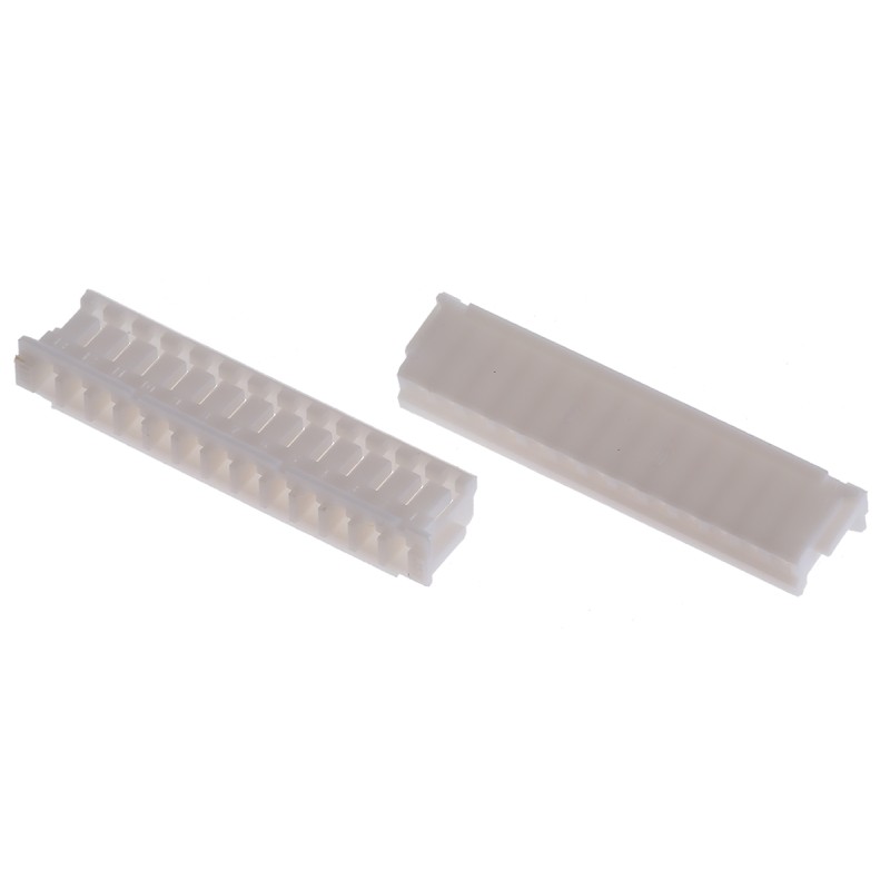 50 pcs - ZHR-13 JST, ZH Female Connector Housing, 1.5mm Pitch, 13 Way, 1 Row Side Entry, Top Entry