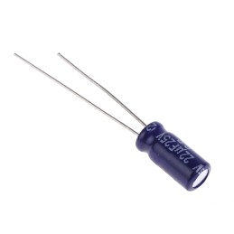 50 pcs - ECEA1EN220X Panasonic 22μF Aluminium Electrolytic Capacitor 25V dc, Radial, Through Hole - ECEA1EN220X