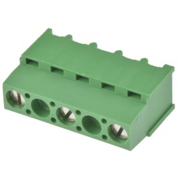 10 pcs - 282843-3 TE Connectivity Buchanan Series PCB Terminal Block, 3-Contact, 10.16mm Pitch, Through Hole Mount, 1-Row, Screw