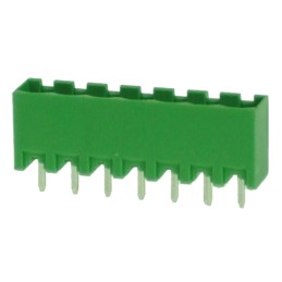50 pcs - RS PRO 5.0mm Pitch 7 Way Pluggable Terminal Block, Header, Through Hole, Solder Termination