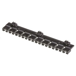 20 pcs - 90059-0007 Molex, C-Grid Shunt Female Straight Black Open Top 2 Way 1 Row 2.54mm Pitch