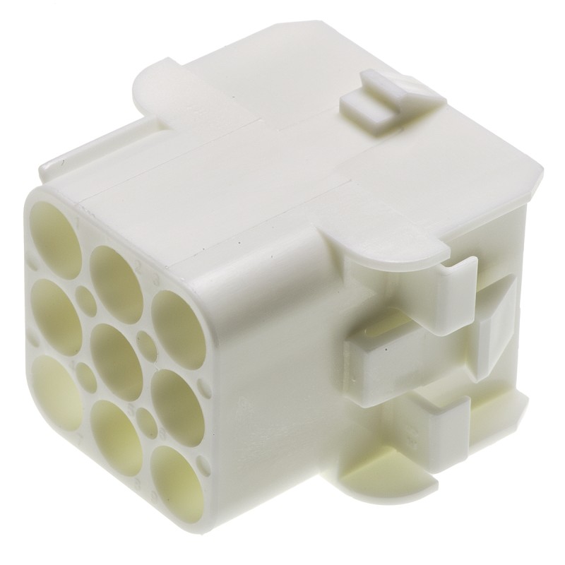 20 pcs - 350782-1 TE Connectivity, Universal MATE-N-LOK Female Connector Housing, 6.35mm Pitch, 9 Way, 3 Row