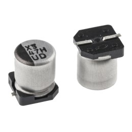 20 pcs - UUD1H470MCL1GS Nichicon 47μF Aluminium Electrolytic Capacitor 50V dc, Surface Mount - UUD1H470MCL1GS