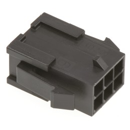 20 pcs - 43020-0600 Molex, Micro-Fit 3.0 Male Connector Housing, 3mm Pitch, 6 Way, 2 Row