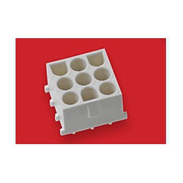 50 pcs - 10-84-5041 Molex MLX Series Straight Through Hole PCB Header, 4 Contact(s), 6.35mm Pitch, 1 Row(s), Shrouded