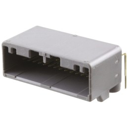 10 pcs - MX34028NF2 JAE MX34 Series Right Angle Through Hole PCB Header, 28 Contact(s), 2.2mm Pitch, 2 Row(s), Shrouded