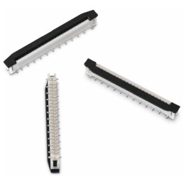 10 pcs - 686112183822 Wurth Elektronik, WR-FPC 1mm Pitch 12 Way Vertical Female FPC Connector, ZIF Vertical Contact