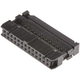 10 pcs - T812126A101CEU Amphenol 26-Way IDC Connector Socket for Cable Mount, 2-Row