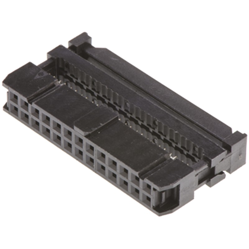 10 pcs - T812126A101CEU Amphenol 26-Way IDC Connector Socket for Cable Mount, 2-Row