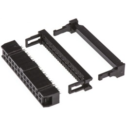 10 pcs - T812126A101CEU Amphenol 26-Way IDC Connector Socket for Cable Mount, 2-Row