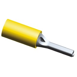 20 pcs - 165085 TE Connectivity, PLASTI-GRIP Insulated, Tin Crimp Pin Connector, 2.6mm² to 6.6mm², 12AWG to 10AWG, 2.59mm Pin Di