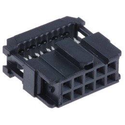 10 pcs - 1658622-1 TE Connectivity 10-Way IDC Connector Socket for Cable Mount, 2-Row