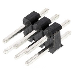 50 pcs - M20-9980346 HARWIN M20 Series Straight Through Hole Pin Header, 6 Contact(s), 2.54mm Pitch, 2 Row(s), Unshrouded