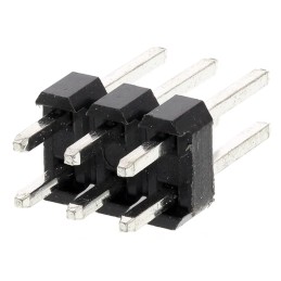 50 pcs - M20-9980346 HARWIN M20 Series Straight Through Hole Pin Header, 6 Contact(s), 2.54mm Pitch, 2 Row(s), Unshrouded