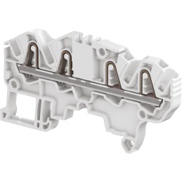 10 pcs - 1SNK705022R0000 Entrelec ZS95 Series Blue Feed Through Terminal Block, 2.5mm², Single-Level, Spring Clamp Termination, 