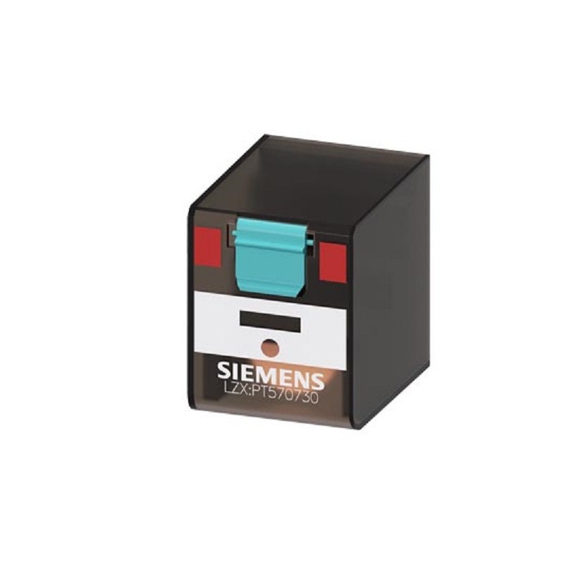 1 pcs - Siemens Plug In Power Relay, 230V ac Coil, 2A Switching Current, 4PDT