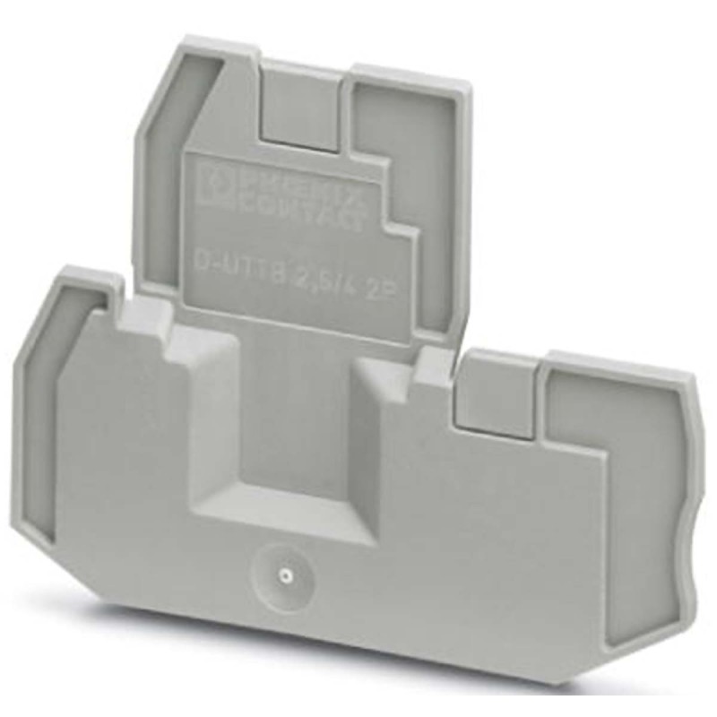 20 pcs - 3044676 Phoenix Contact D-UTT 2.5/4 Series End Cover for Use with DIN Rail Terminal Blocks