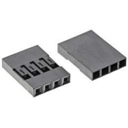 50 pcs - 65039-033ELF Amphenol Communications Solutions, Mini-PV Female Connector Housing, 2.54mm Pitch, 4 Way, 1 Row