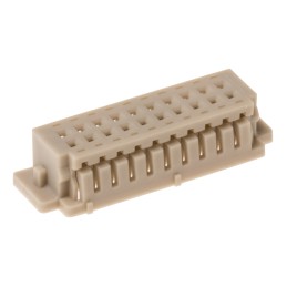 50 pcs - DF13-20DS-1.25C Hirose, DF13 Female Connector Housing, 1.25mm Pitch, 20 Way, 2 Row