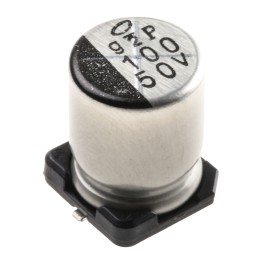 50 pcs - UWT1H101MNL1GS Nichicon 100μF Aluminium Electrolytic Capacitor 50V dc, Surface Mount - UWT1H101MNL1GS